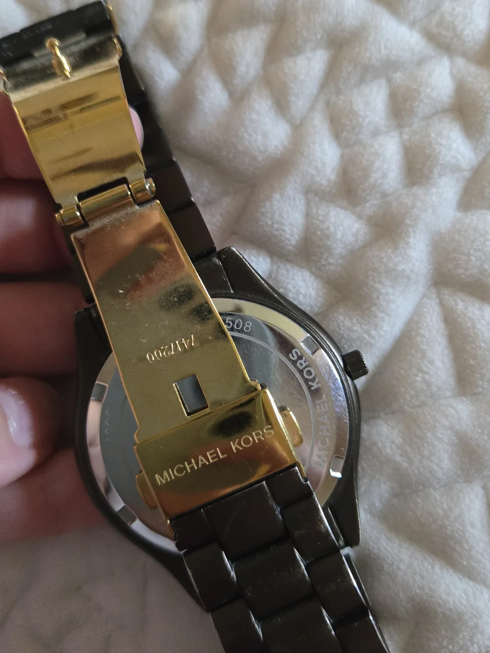 Michael Kors Slim Brushed Bronze Stainless Steel Women's Watch